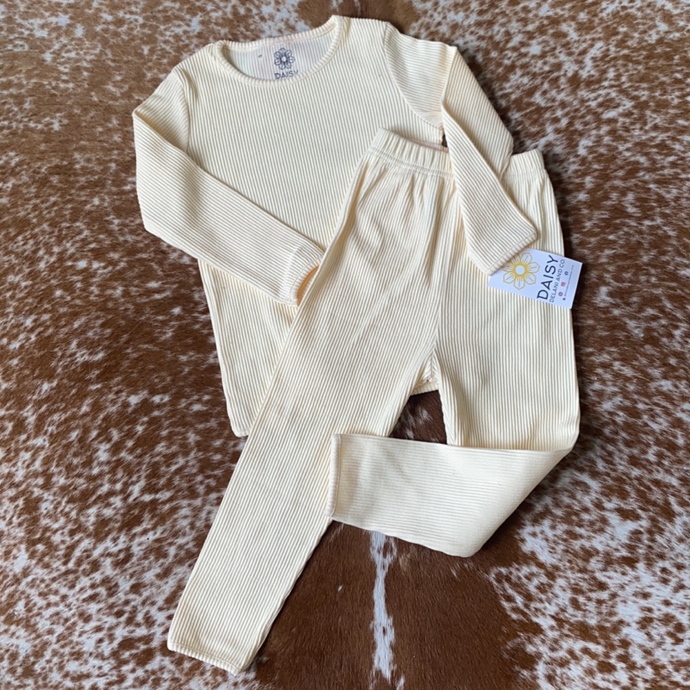 Daisy Delani Ribbed knitted Jammies